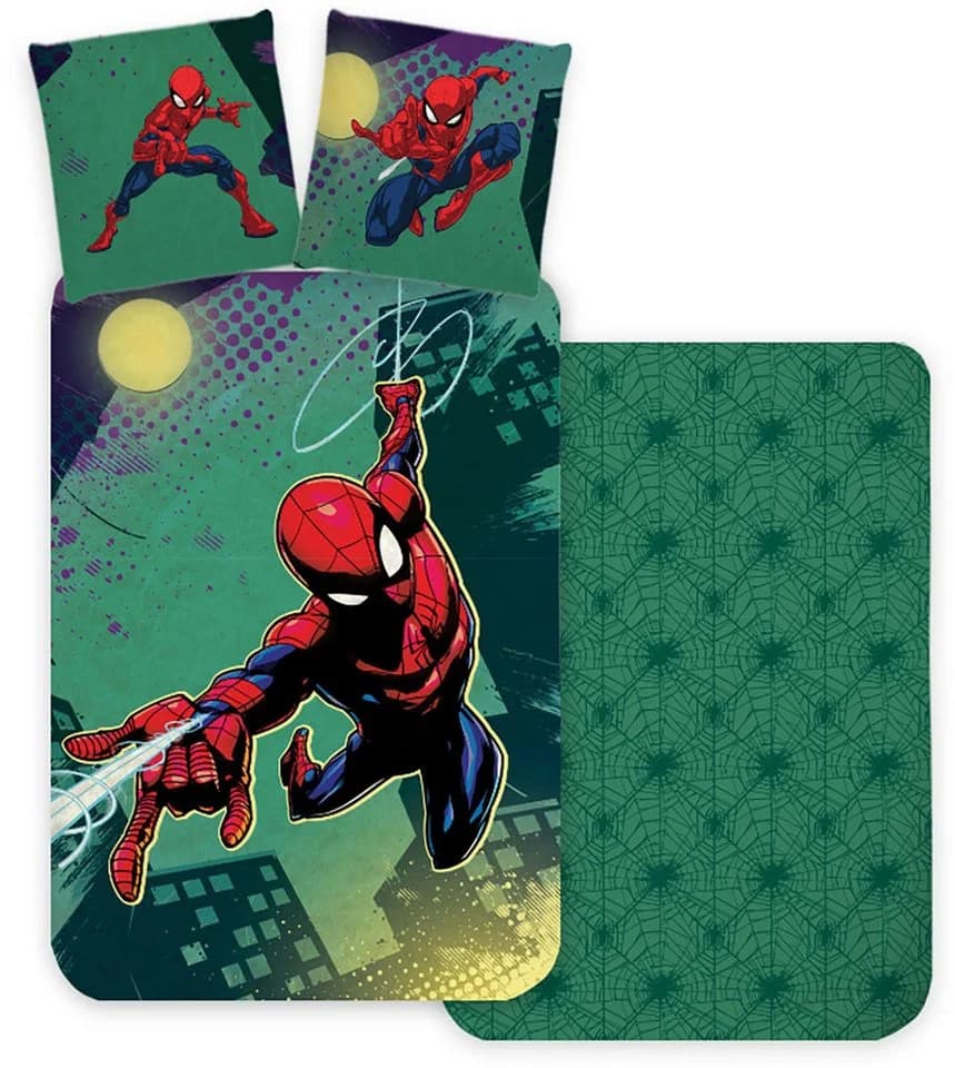 Spiderman Kinderbettwäsche Marvel 100x135 cm Baumwolle
