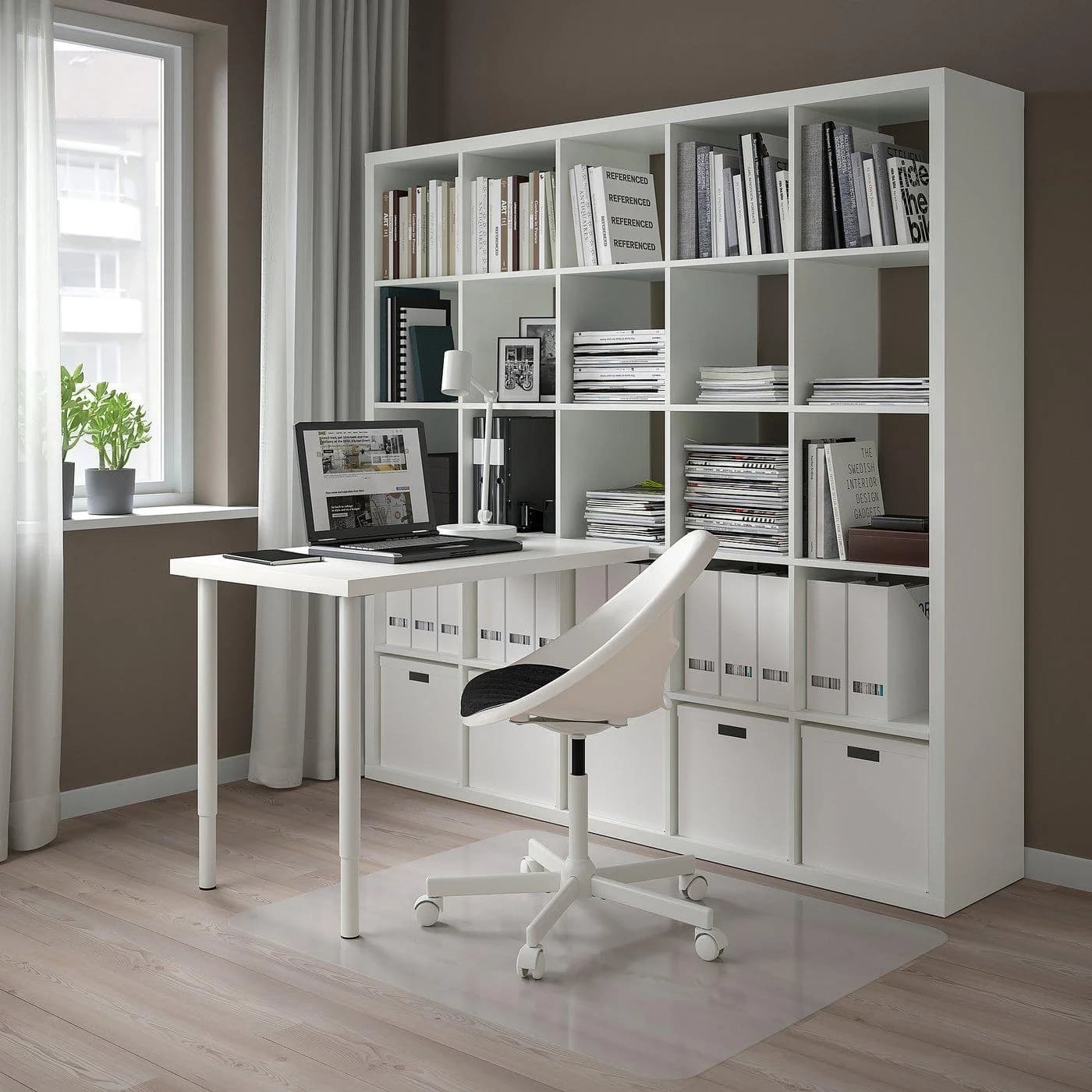 IKEA KALLAX / LINNMON Schreibtischkombination Weiß