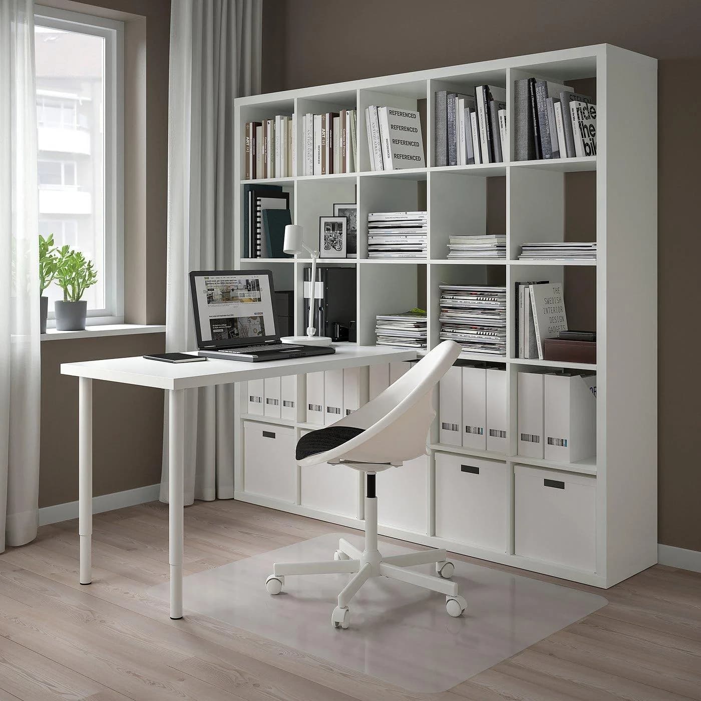 IKEA KALLAX / LAGKAPTEN Schreibtischkombination Weiß
