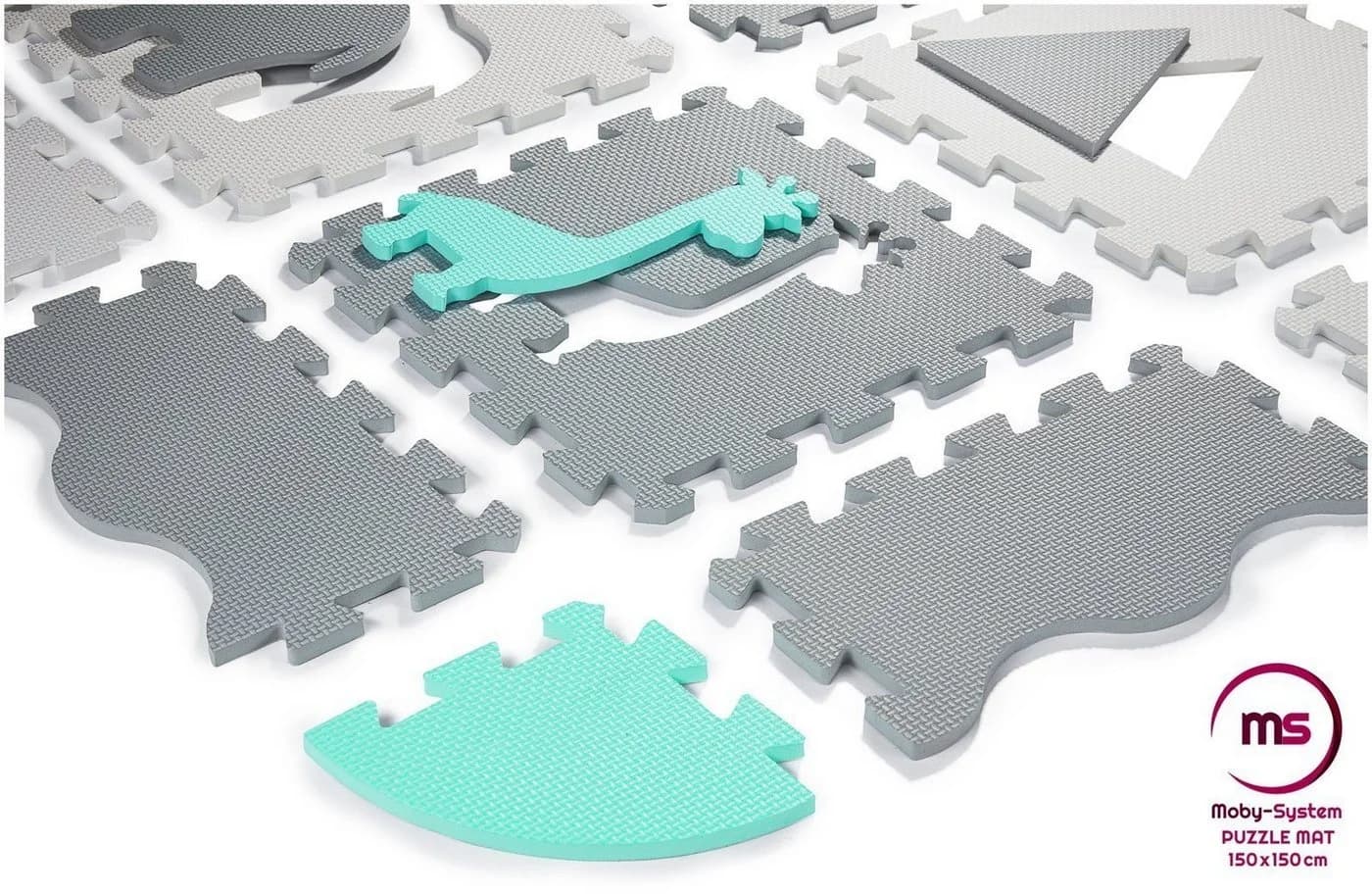 Moby-System Puzzlematte Mintgrün