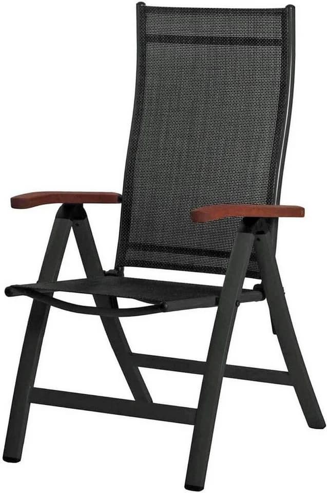 Sun Garden Klappsessel Elba Aluminium anthrazit-schwarz