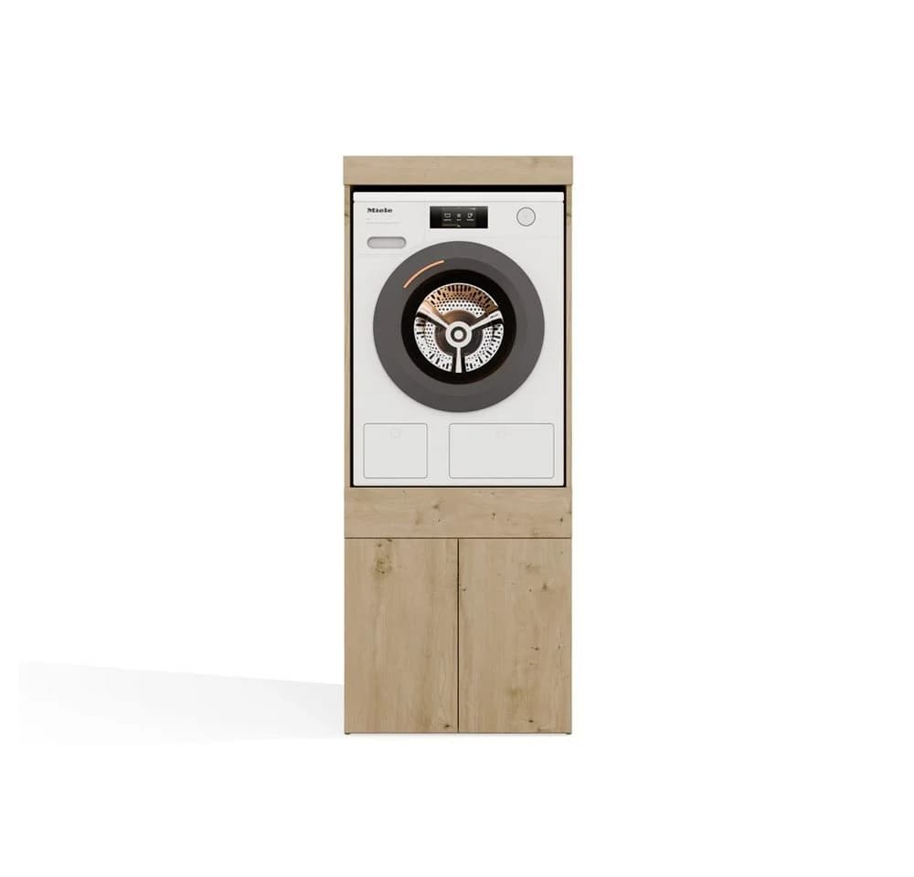 MAGOWA Waschmaschinenschrank POLA TWIN 1S Weiß Modern