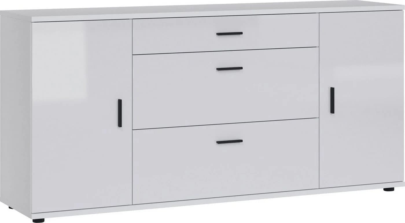 OTTO HOME Henley Kommode Weiß Hochglanz 180cm