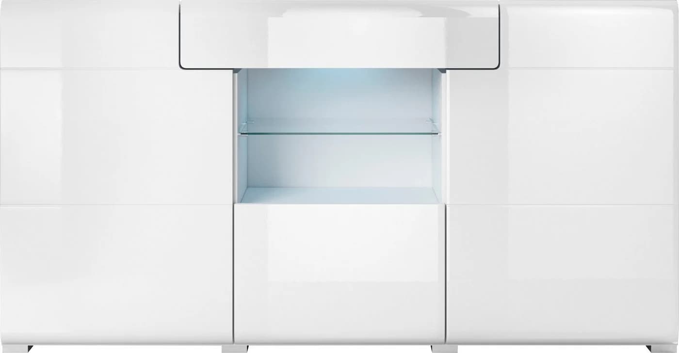OTTO HOME Sideboard Toledo Weiß Matt/Hochglanz Modern