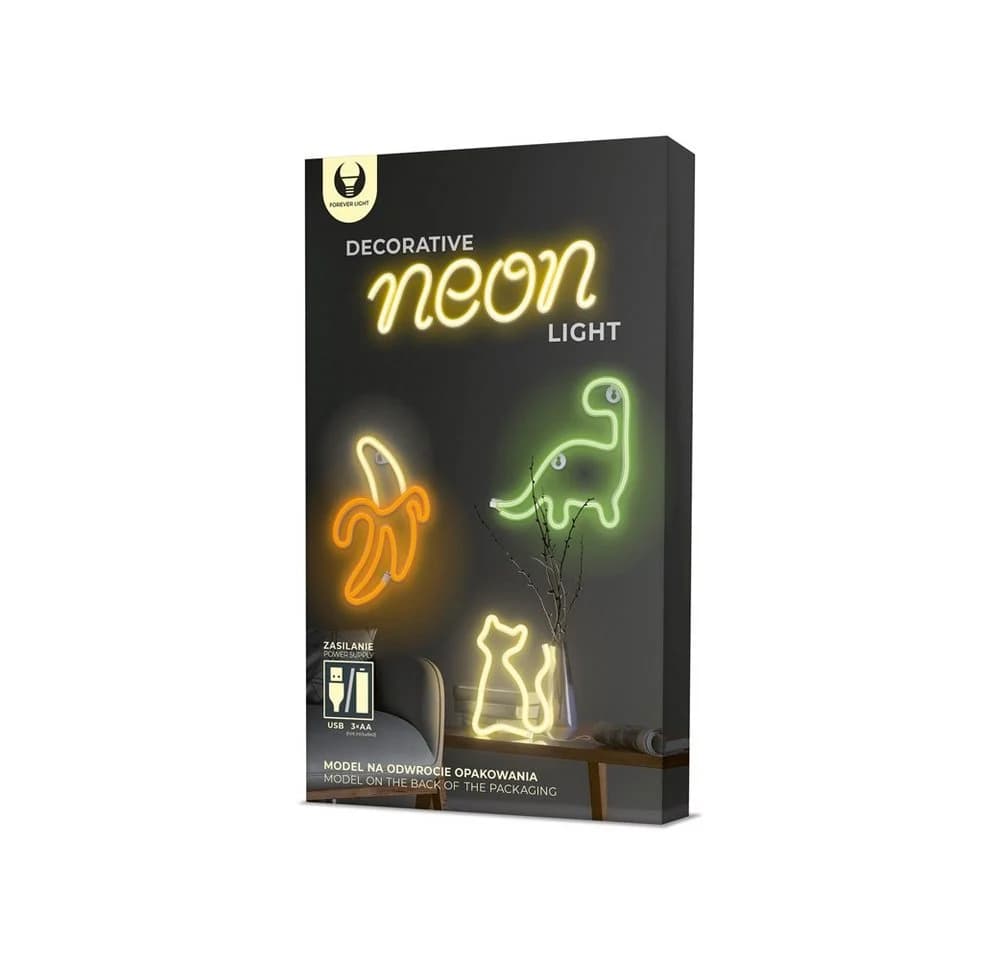 Forever Light LED Dekolicht Leuchtschild mit USB & Batterie