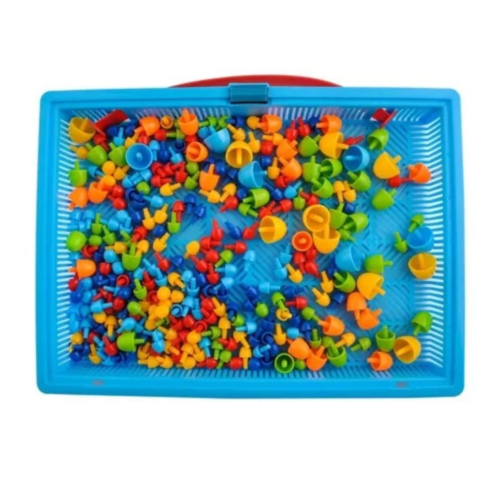 ISO TRADE Steckpuzzle Pilz Puzzle Lernspiel 296 Puzzleteile