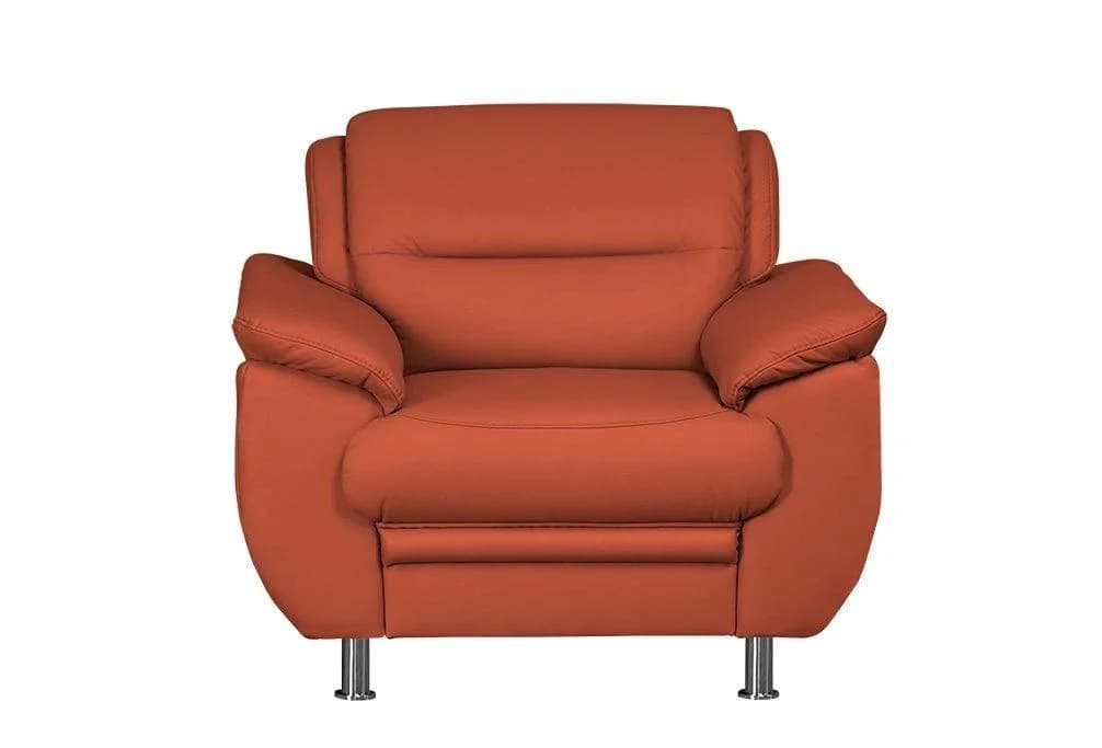 Sessel SIT & MORE Mailand Terrakotta Kunstleder