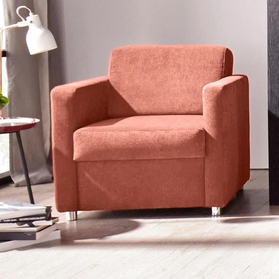 Sessel SIT & MORE Belfort - Terrakotta Orange - Modern
