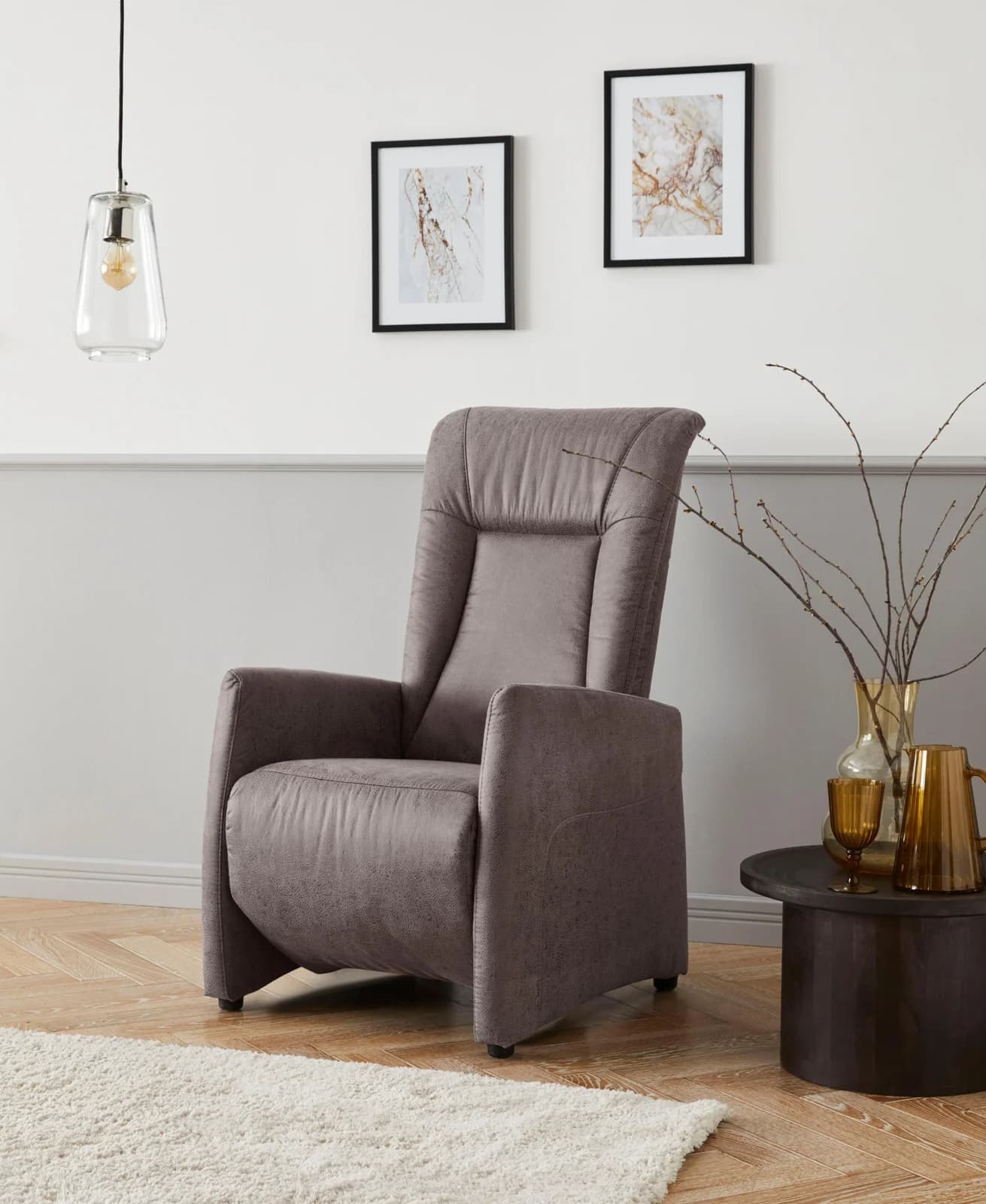 TV-Sessel Melissa Grau Anthrazit Verstellbar Sit & More