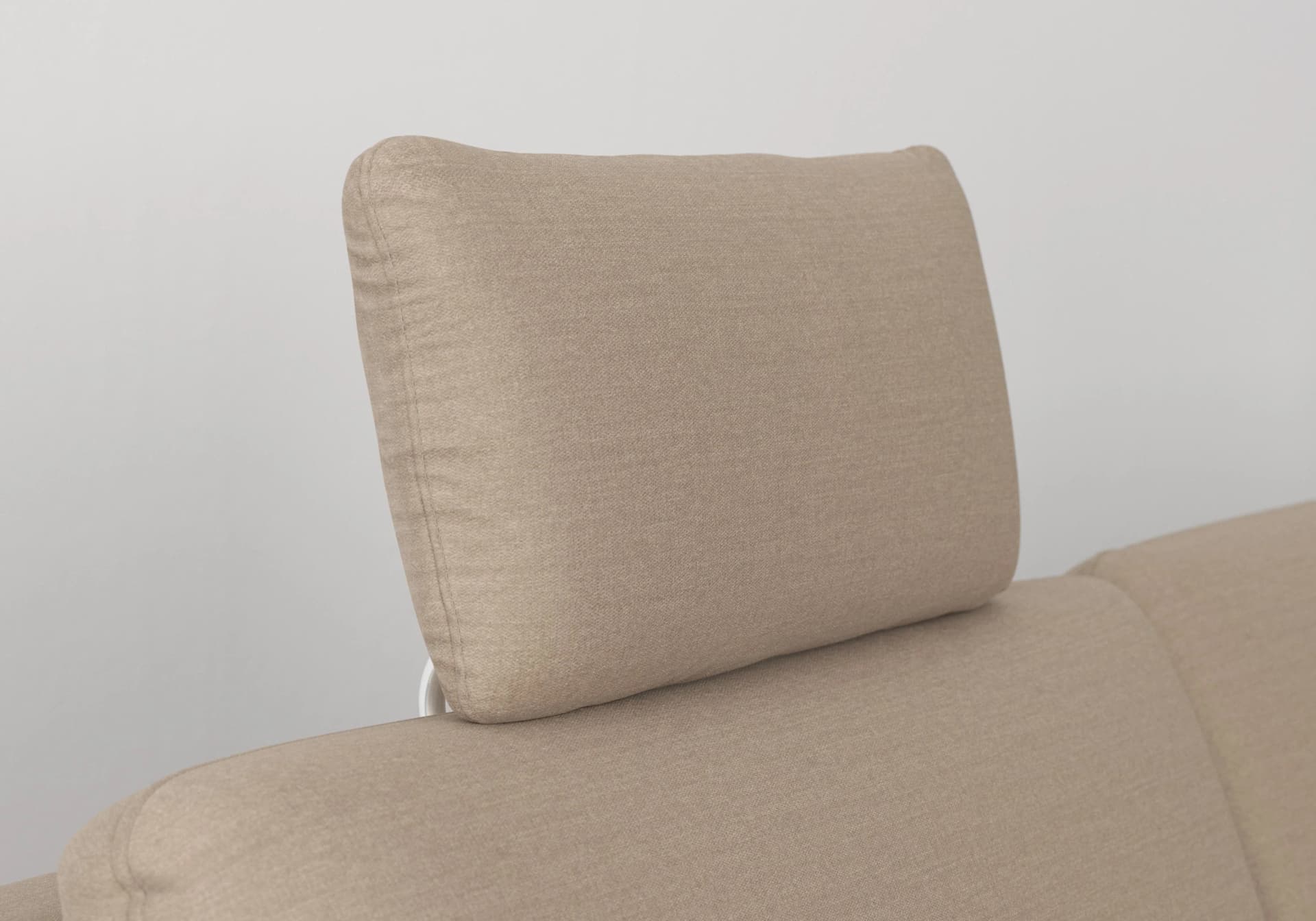 SIT & MORE Kopfstütze Cinturo Taupe Grau 2-er Set