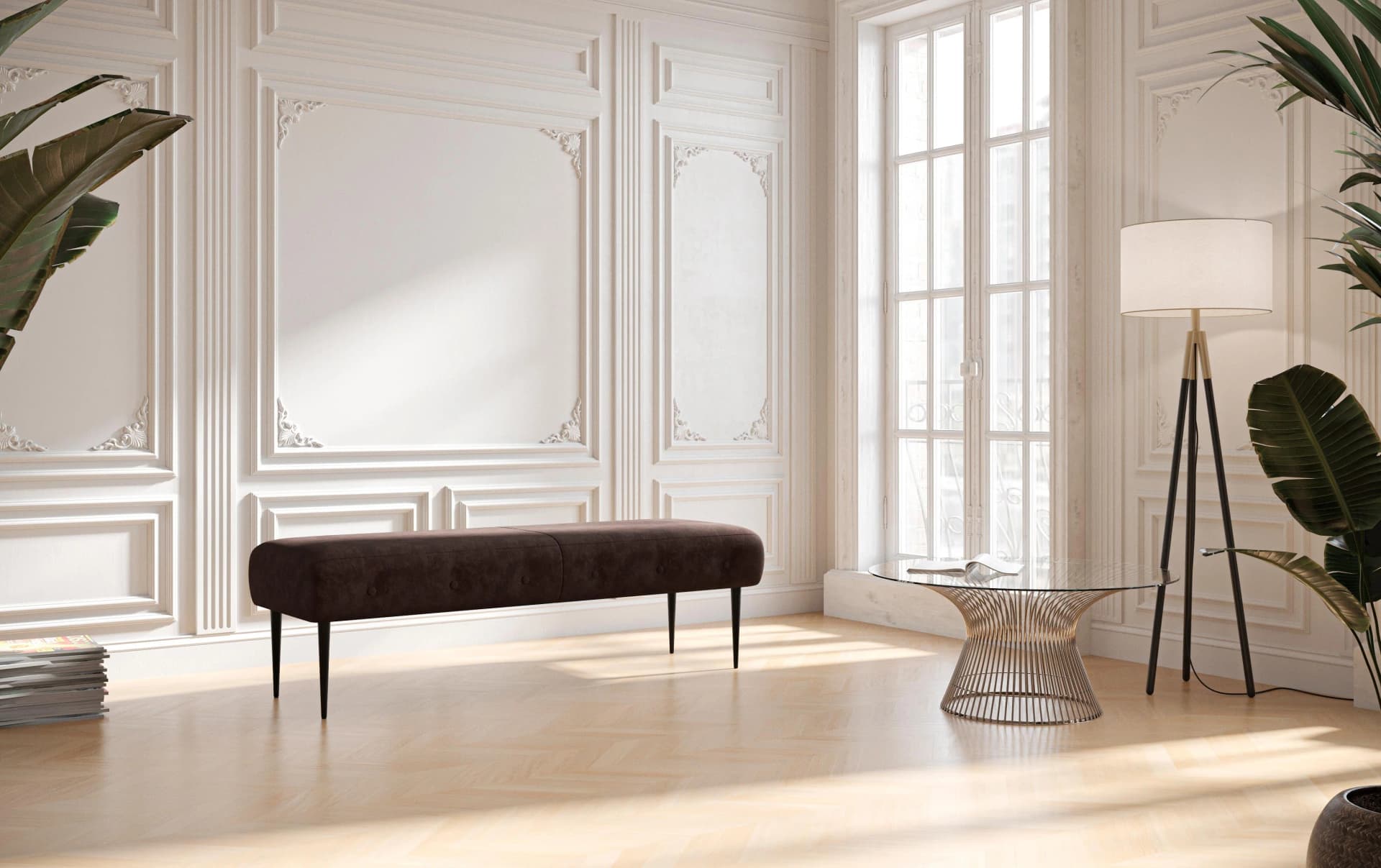 HOME AFFAIRE Amber 2,5-Sitzer Sofa Chocco Braun
