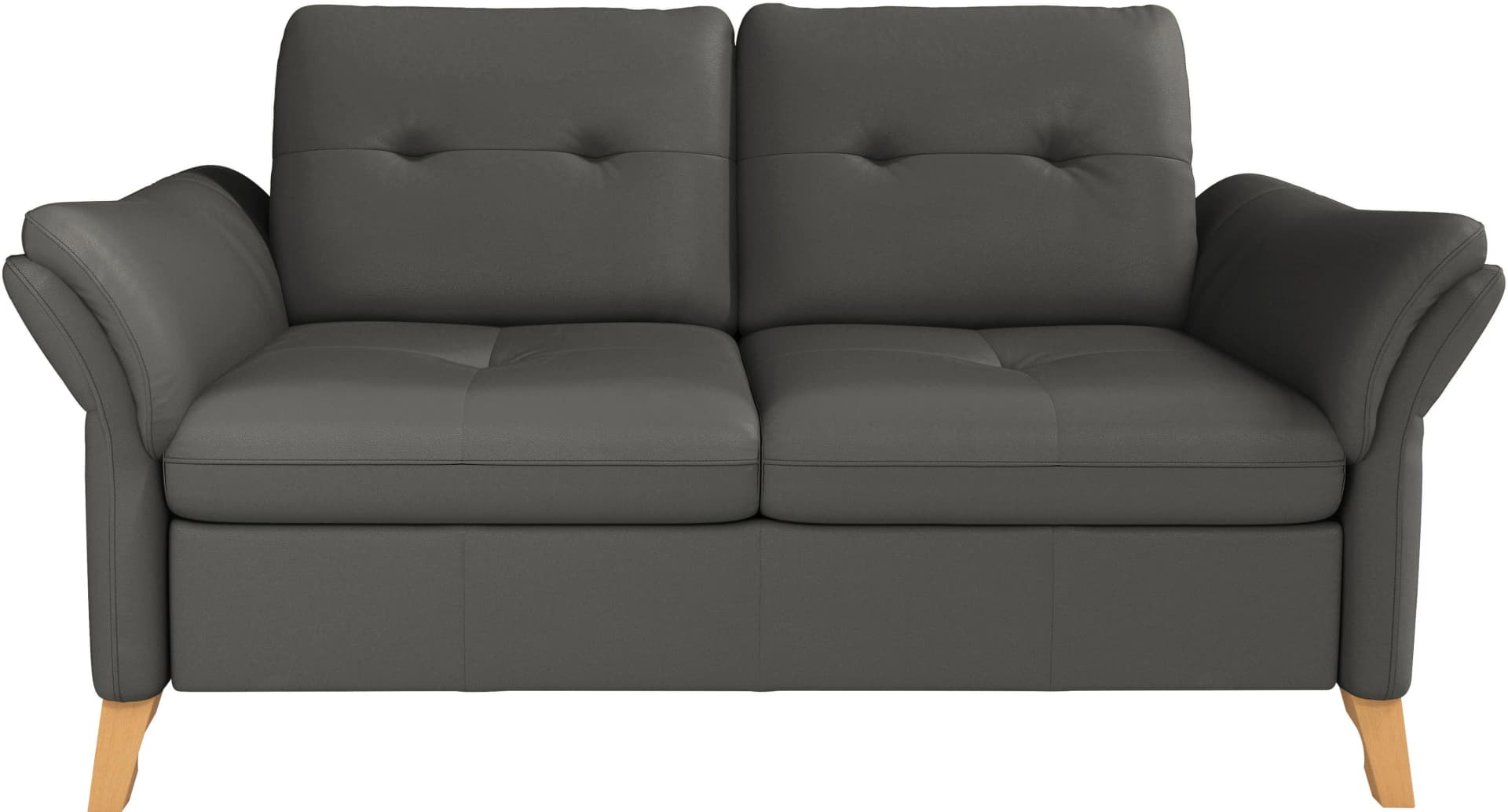 2-Sitzer SIT & MORE "Göteborg" Grau mit Sitztiefenverstellung