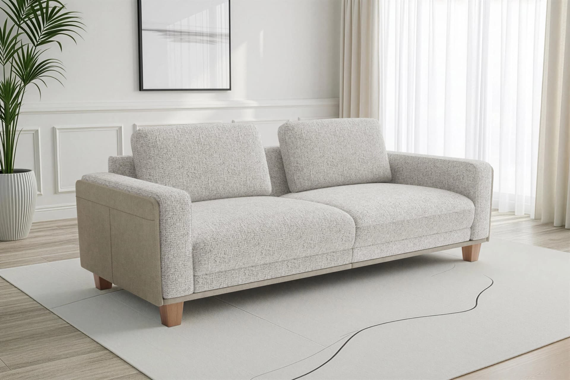 SIT & MORE Big-Sofa Concept Ivory Modernes Sofa