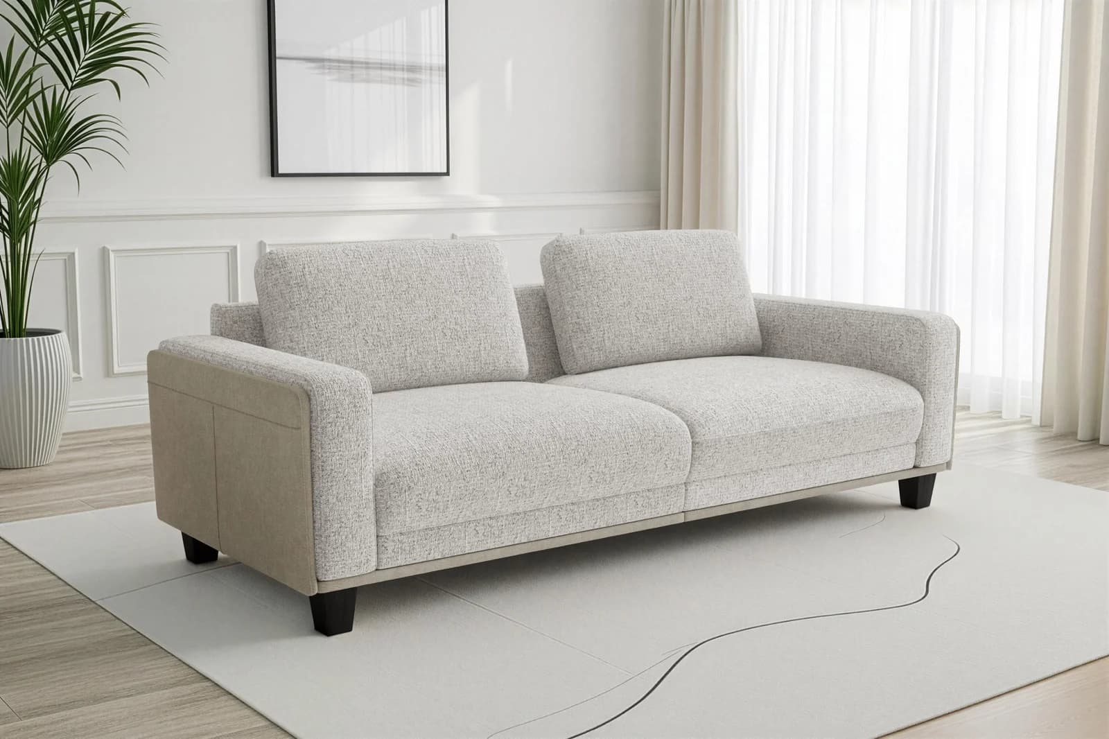 SIT & MORE Big-Sofa Concept Ivory Modernes Sofa