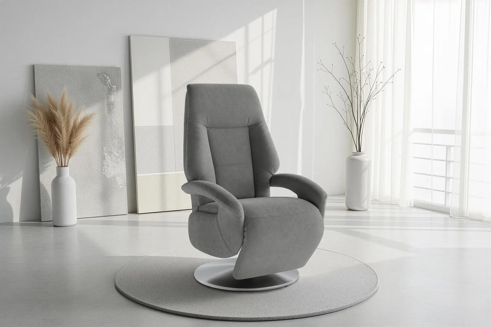SIT & MORE TV-Sessel Enjoy Anthrazit Elektrisch Verstellbar