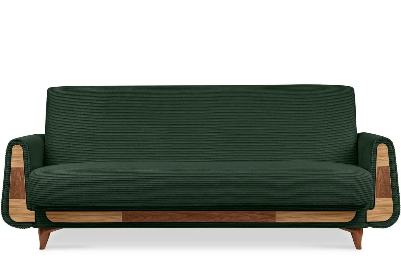 KONSIMO 3-Sitzer GUSTAVO II Sofa mit Schlaffunktion Grün