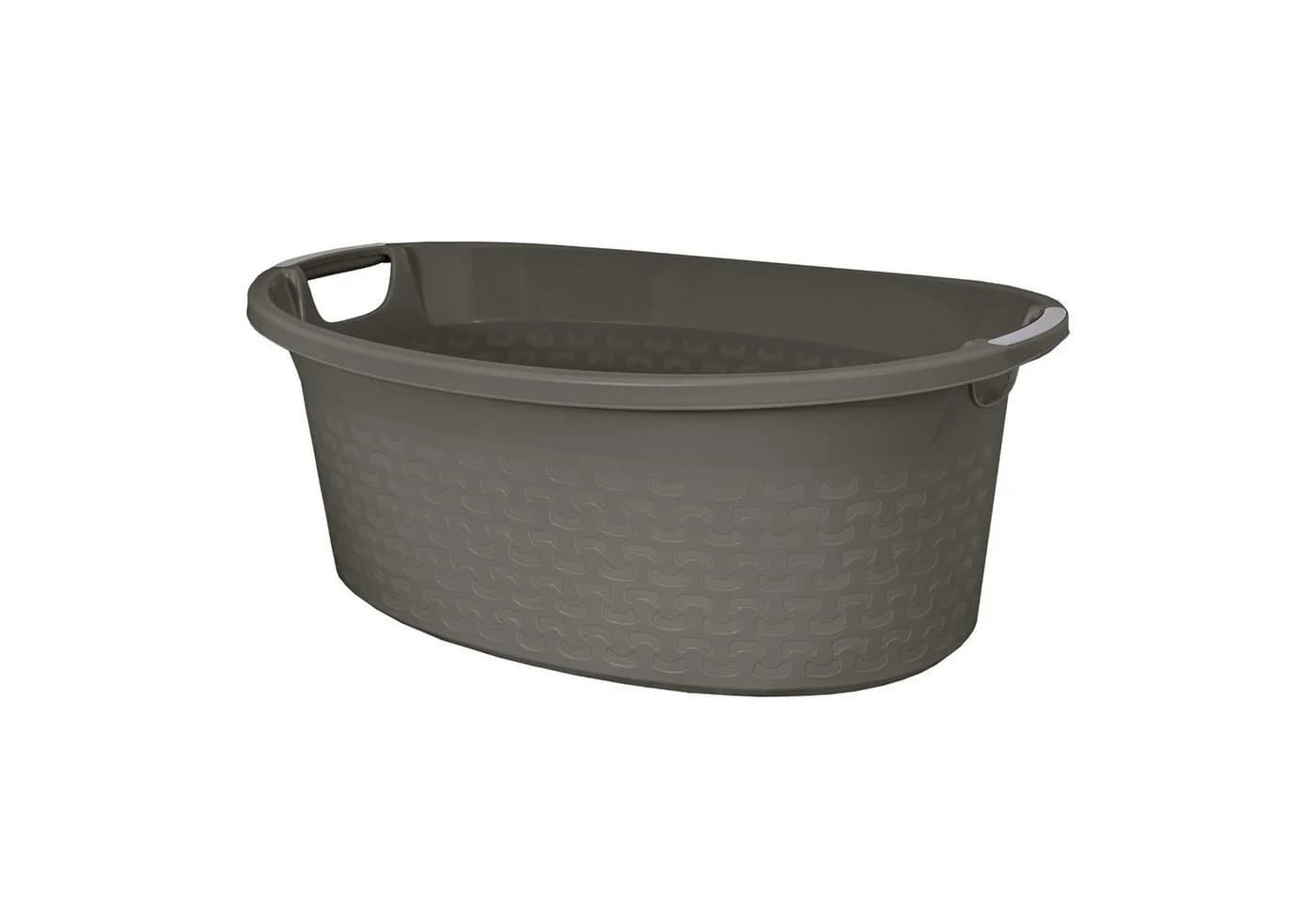 BranQ Wäschekorb 1460 Cotton 60L Dunkelgrau Kunststoff