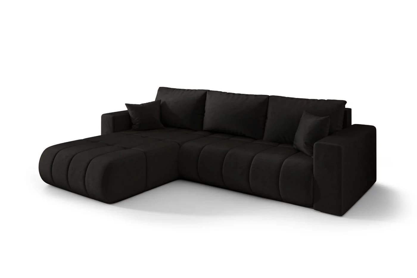 Kaiser Möbel Ecksofa MILO PREMIUM mit Schlaffunktion grau