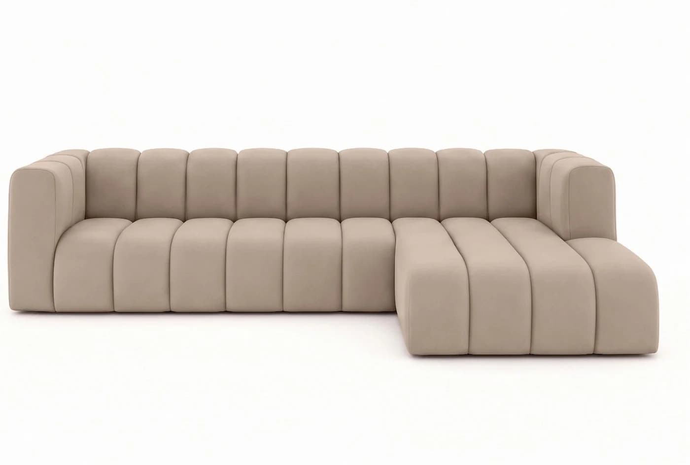 Kaiser Möbel Ecksofa Salvador Grand L 318 cm Premium-Samt