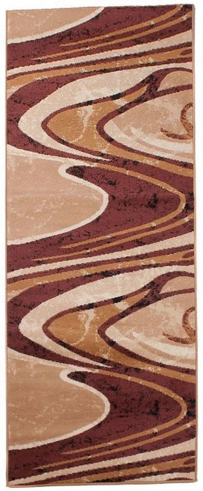 Tapiso Läufer DREAM Braun Kurzflor Meterware