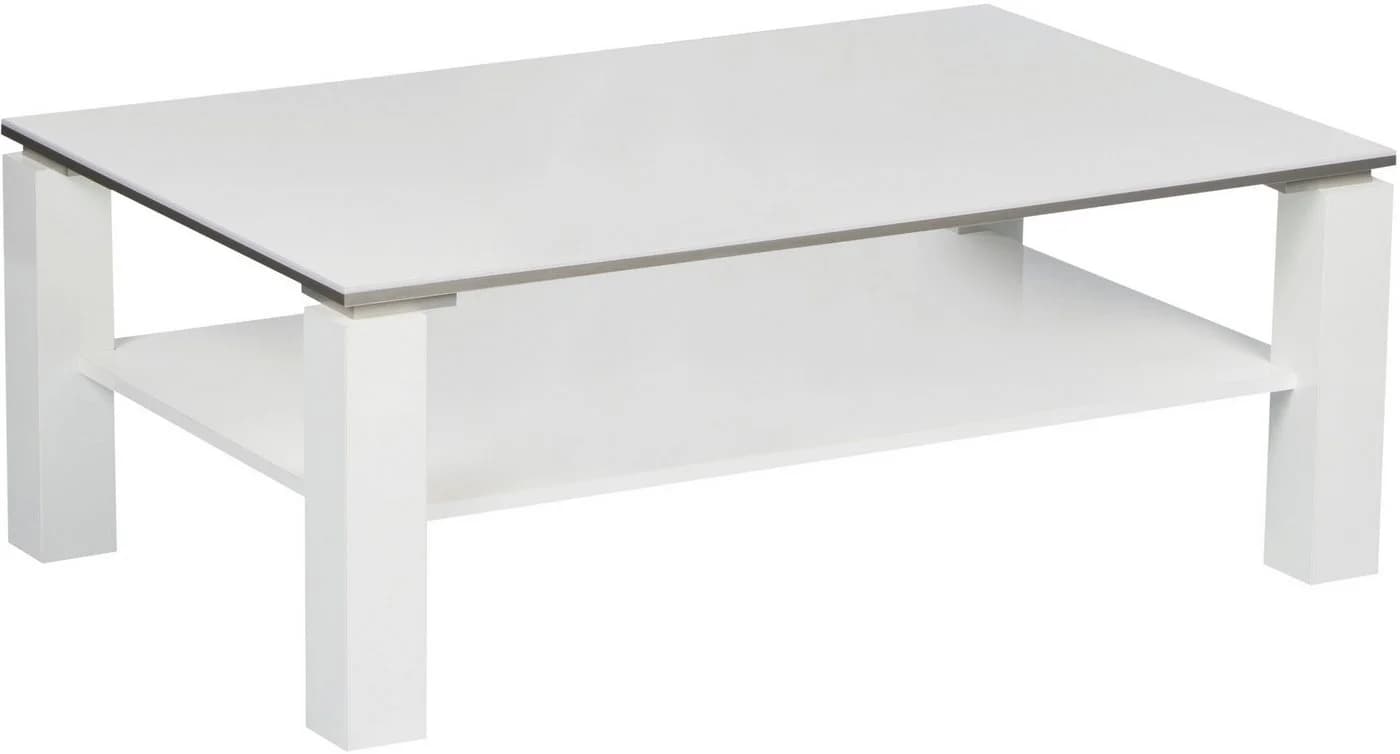 Stolkom Sp.z.o.o. Couchtisch Romy Weiß Glanz Modern