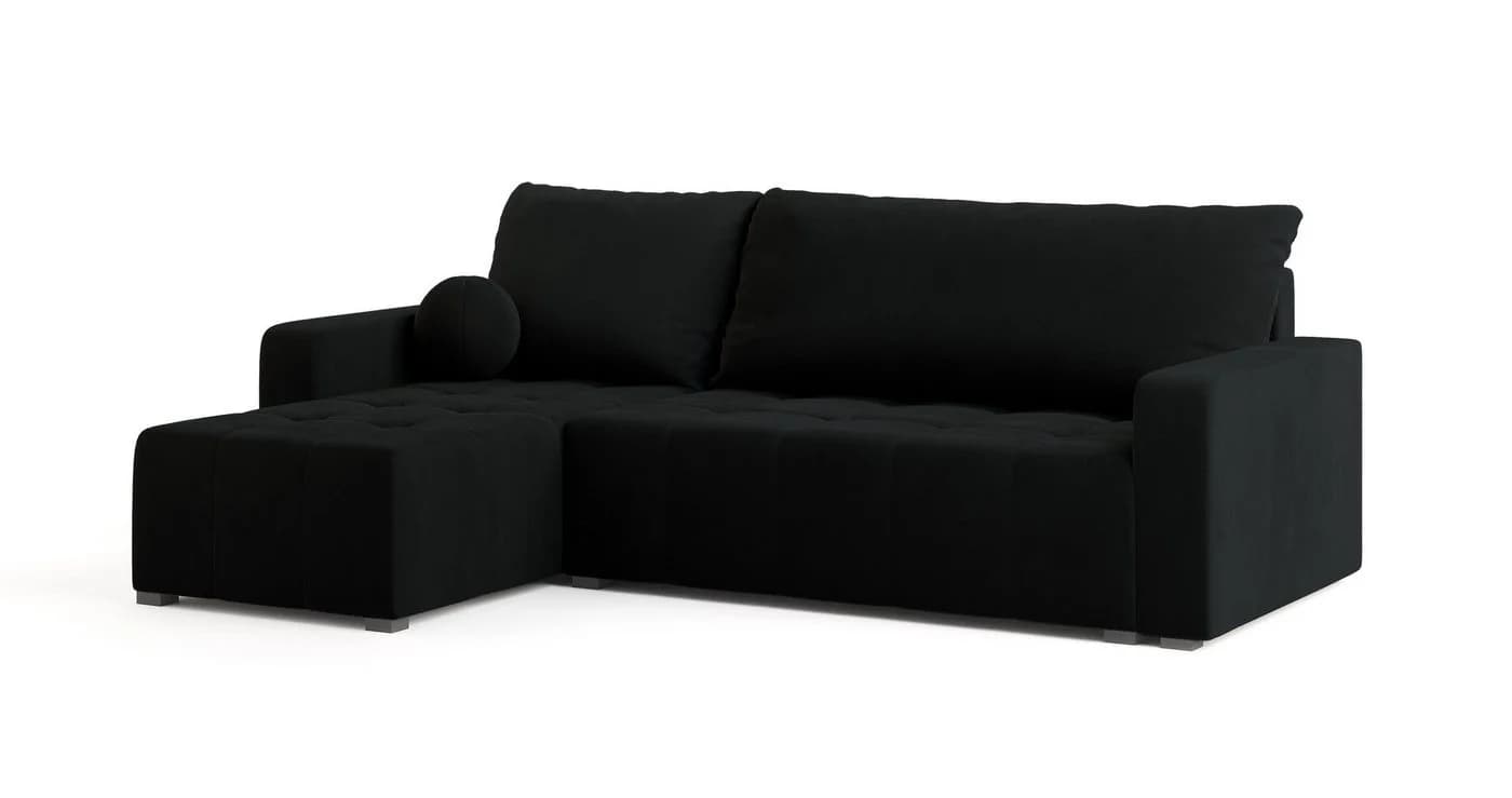 Masseno Ecksofa VOLIRA L-Form mit Schlaffunktion und Bettkasten