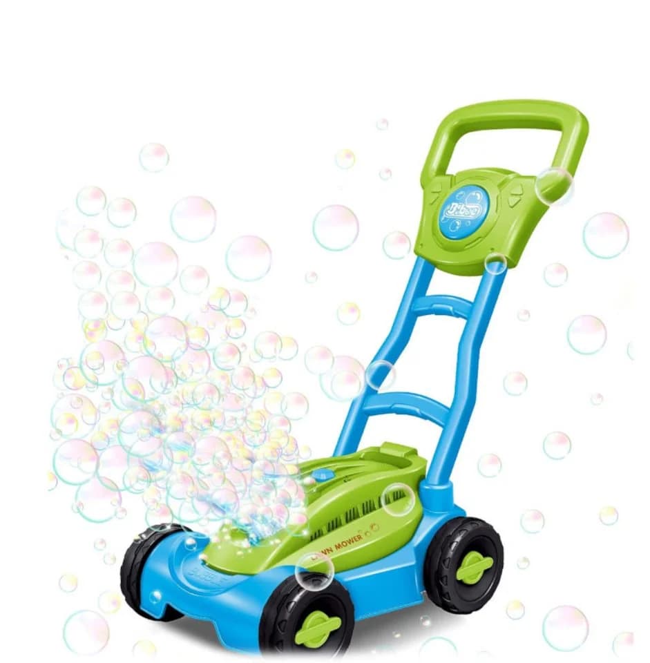 COIL Seifenblasenspielzeug Kinder Seifenblasen-Rasenmäher mit Licht & Sound