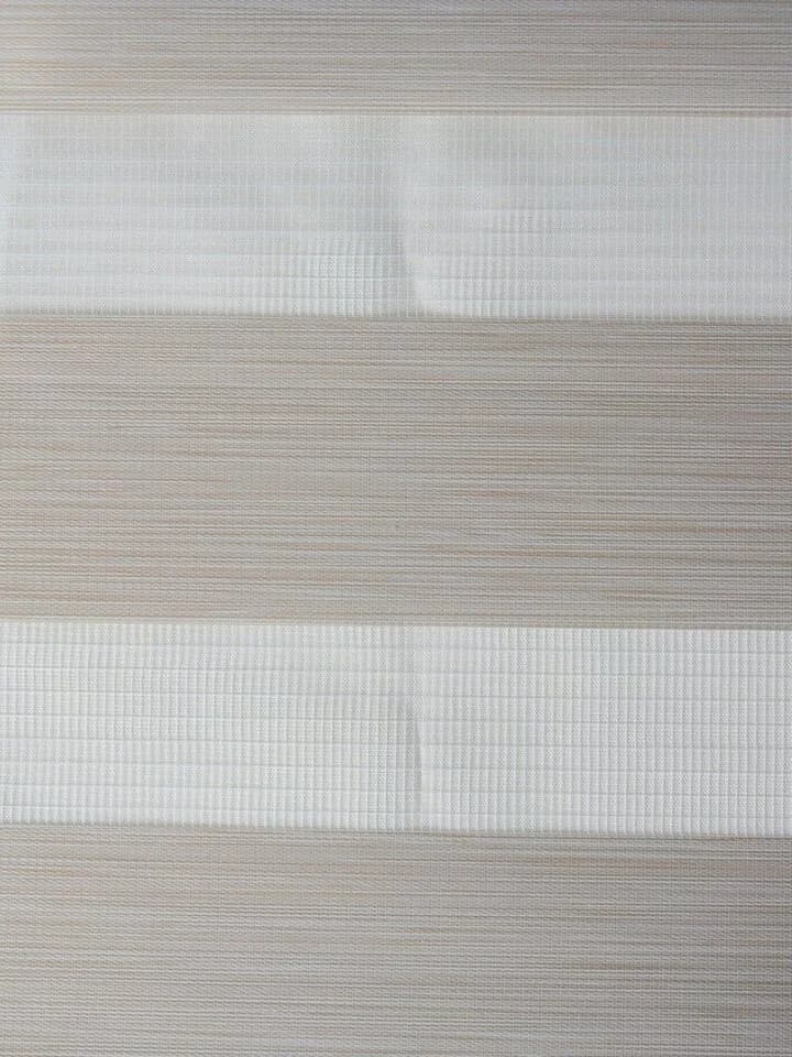 Clever-Kauf-24 Doppelrollo Klemmfix 3 in 1 Beige Transparent