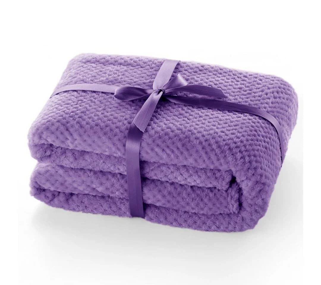 Wohndecke Henry Microfaser Violett DecoKing