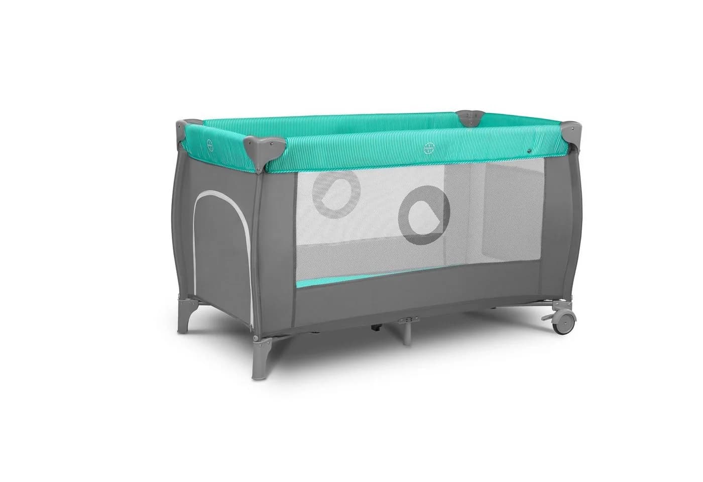 Lionelo Baby-Reisebett LO-SVEN PLUS Türkis 2-in-1 mit Musik