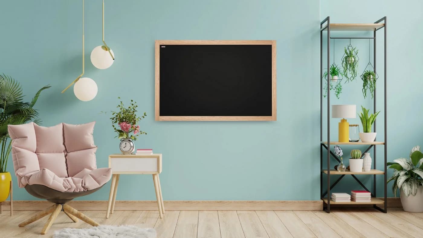 ALLboards Kreidetafel mit Holzrahmen