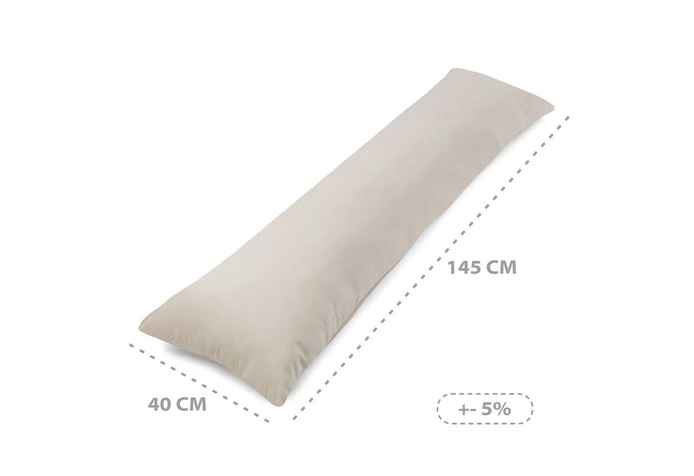 Totsy Baby Seitenschläferkissen Schwangerschaftskissen Beige