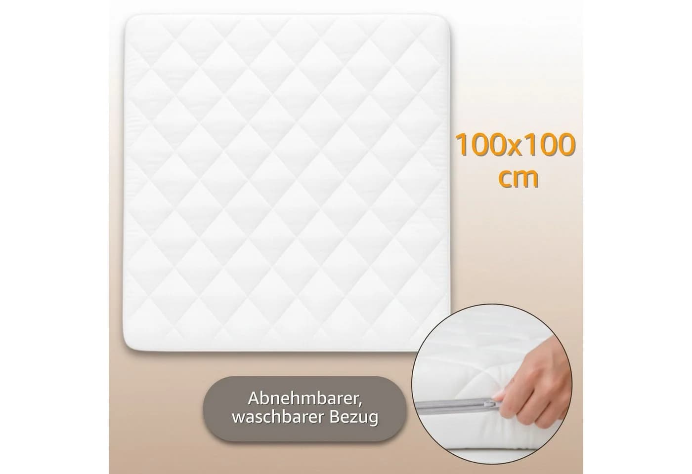 Totsy Baby Laufgitter-Matratze mit abnehmbarem Bezug