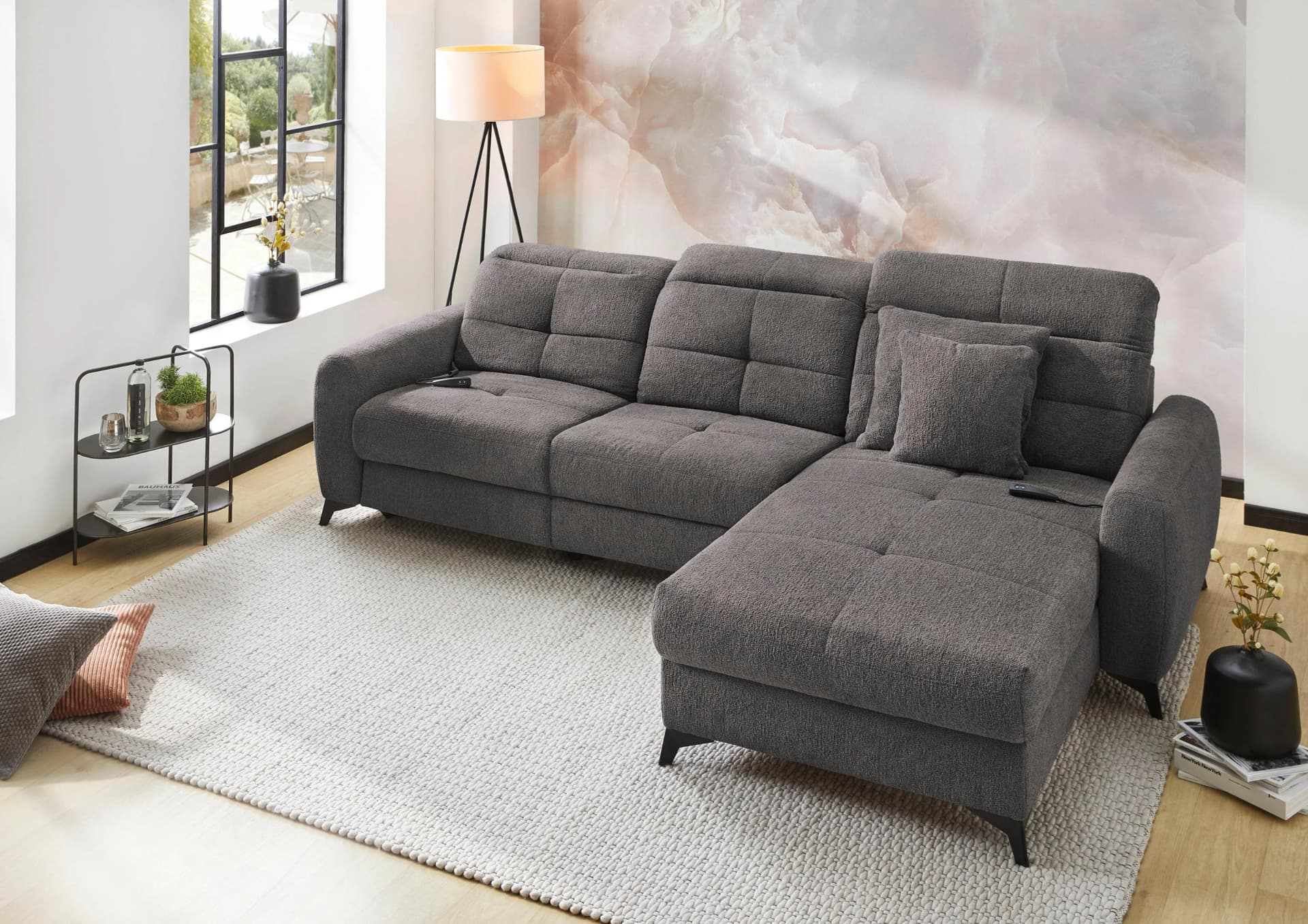 Ecksofa JOCKENHÖFER GRUPPE Chillout L-Form Elektromotorische Relaxfunktion