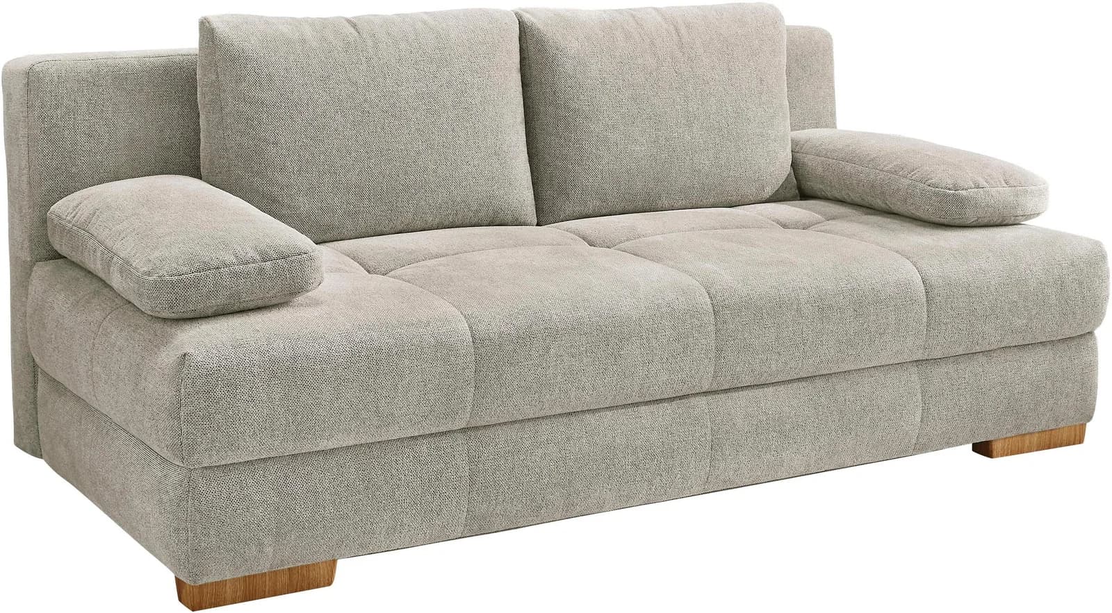 Jockenhöfer Schlafsofa Calli Beige Braun mit Topper