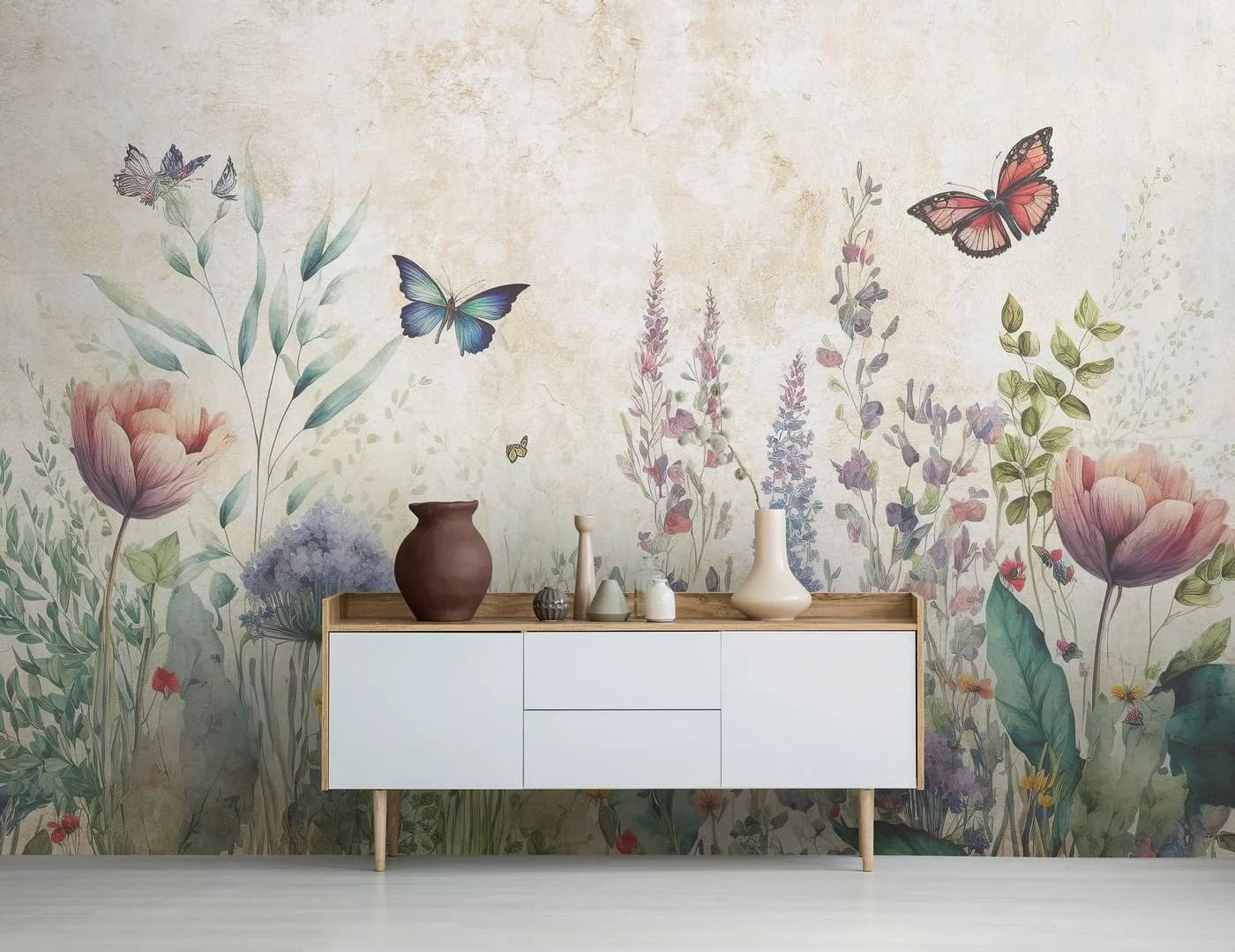 WALLARENA Vliestapete Vintage Fotowand 250x175cm