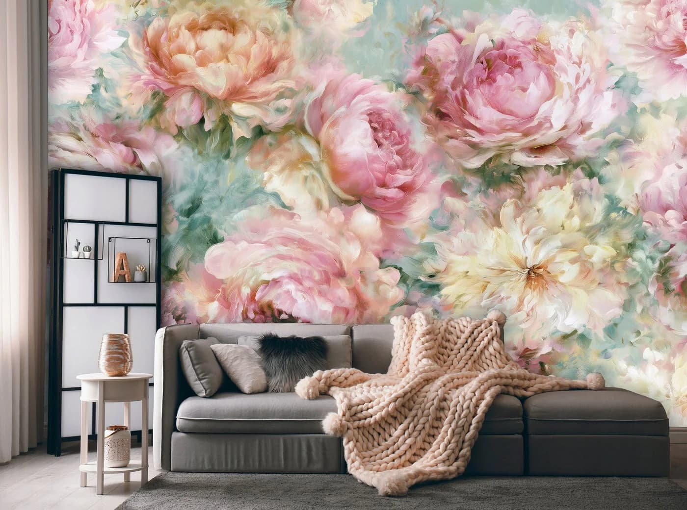 Wallarena Fototapete Blumen Rosa Vlies UV-beständig