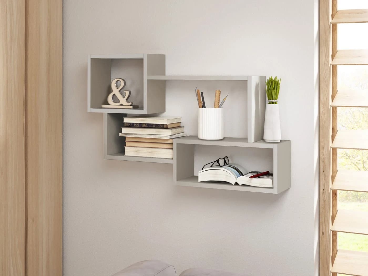 MIRJAN24 Wandregal Trio 005 Beige