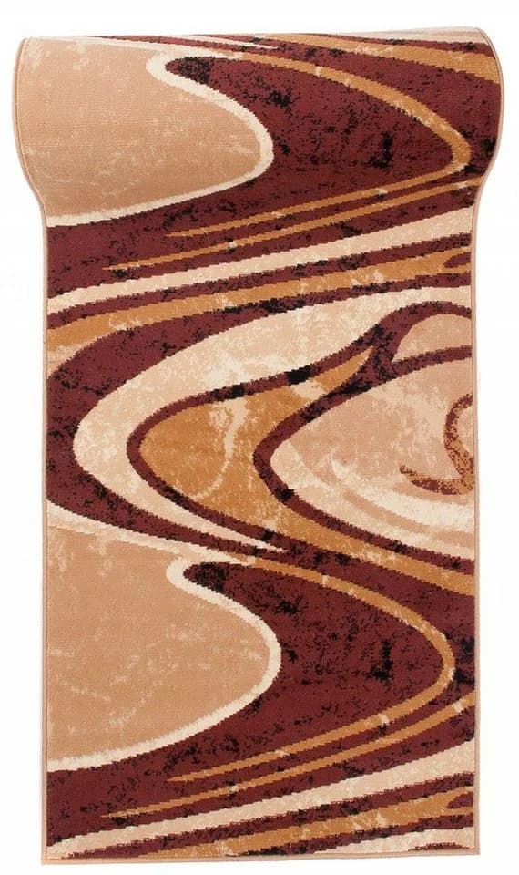 Mazovia Läufer Modern Braun Kurzflor