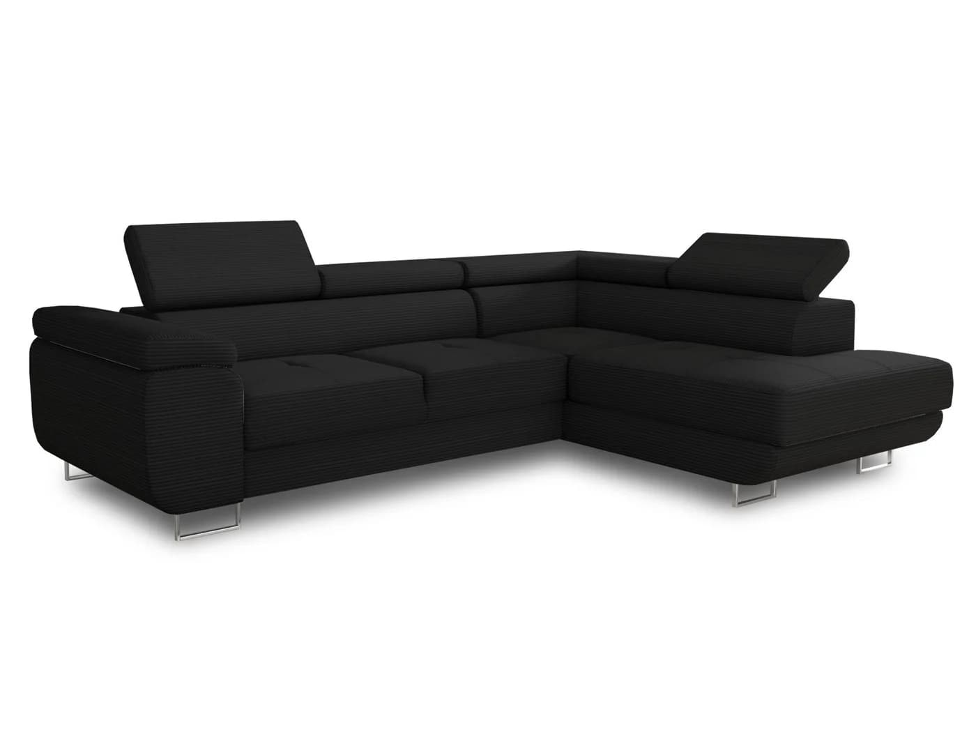 Sofnet Ecksofa Caris Cord mit Schlaffunktion und Bettkasten