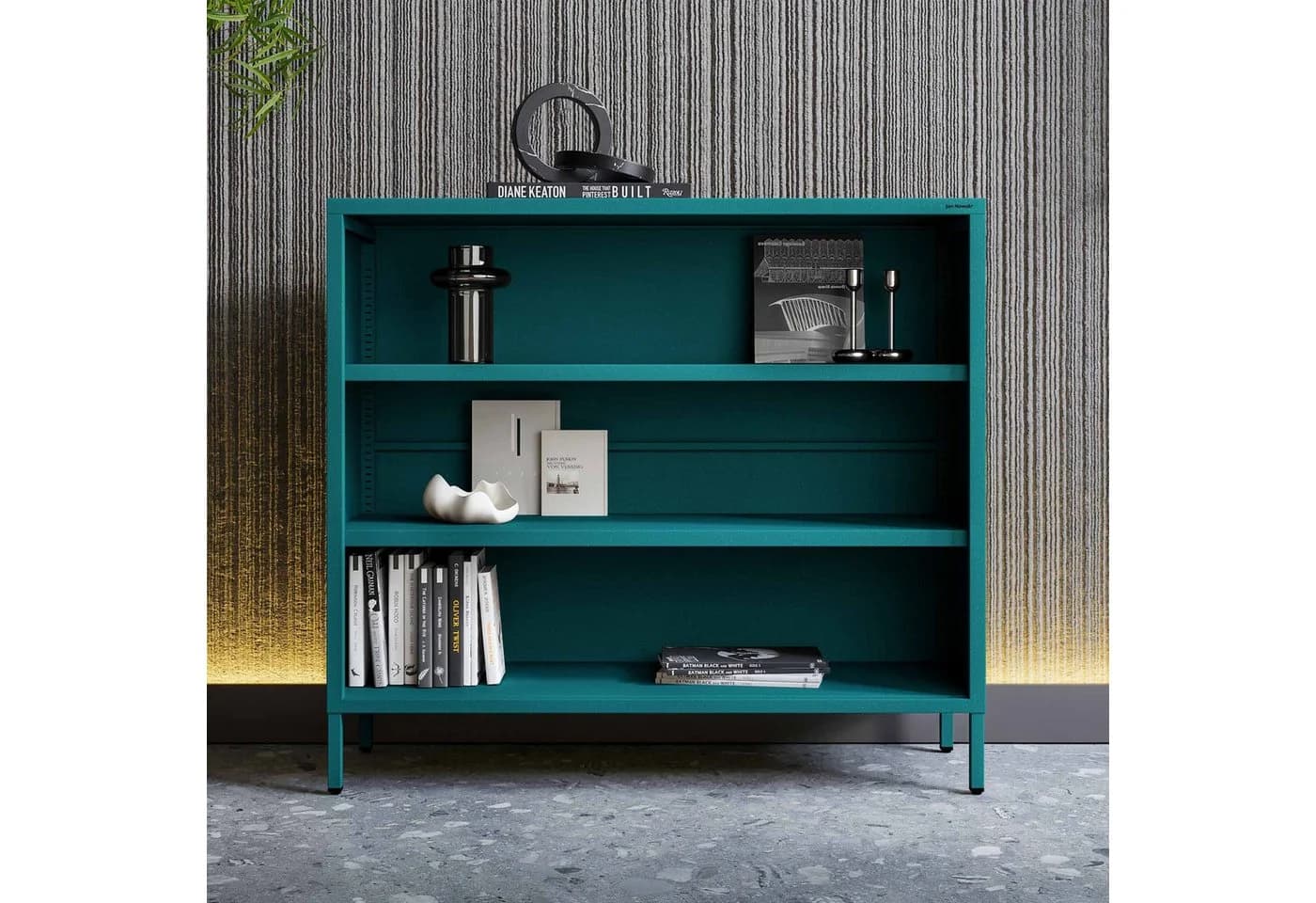 Jan Nowak Sideboard LUCA Metallregal Grün Sparkling Brilliance