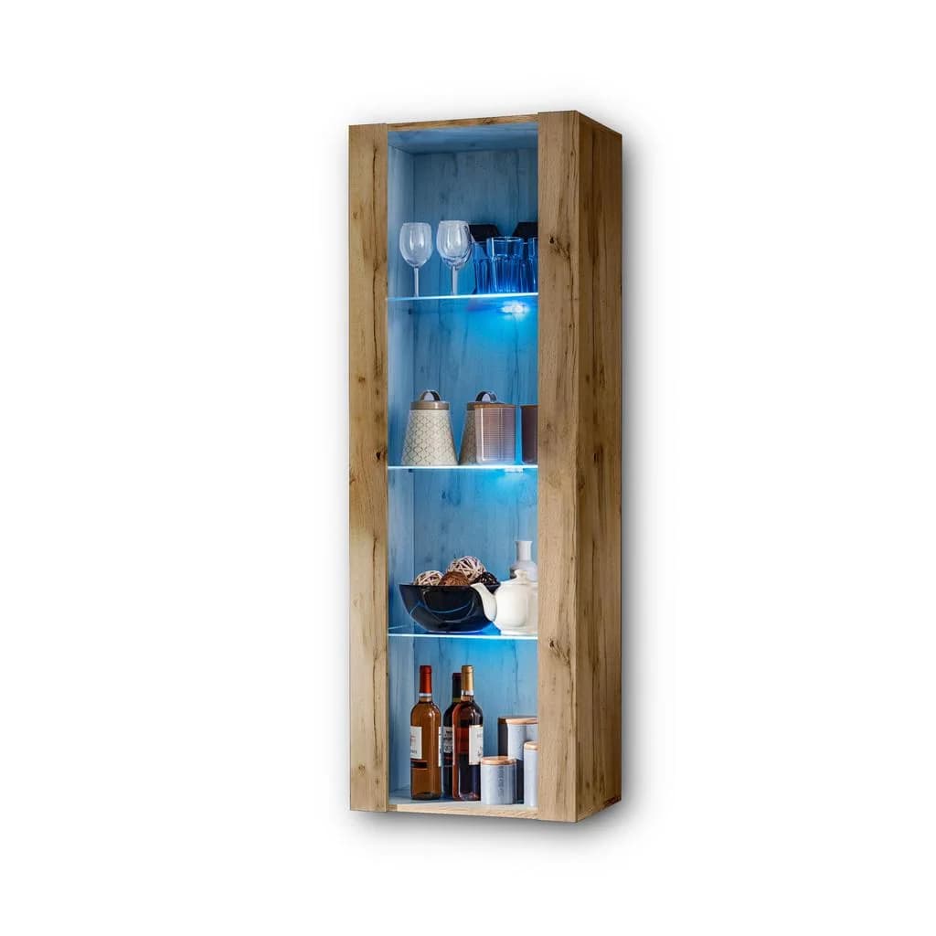 Vitrine Tivoli Braun Holzwerkstoff 3 Fächer