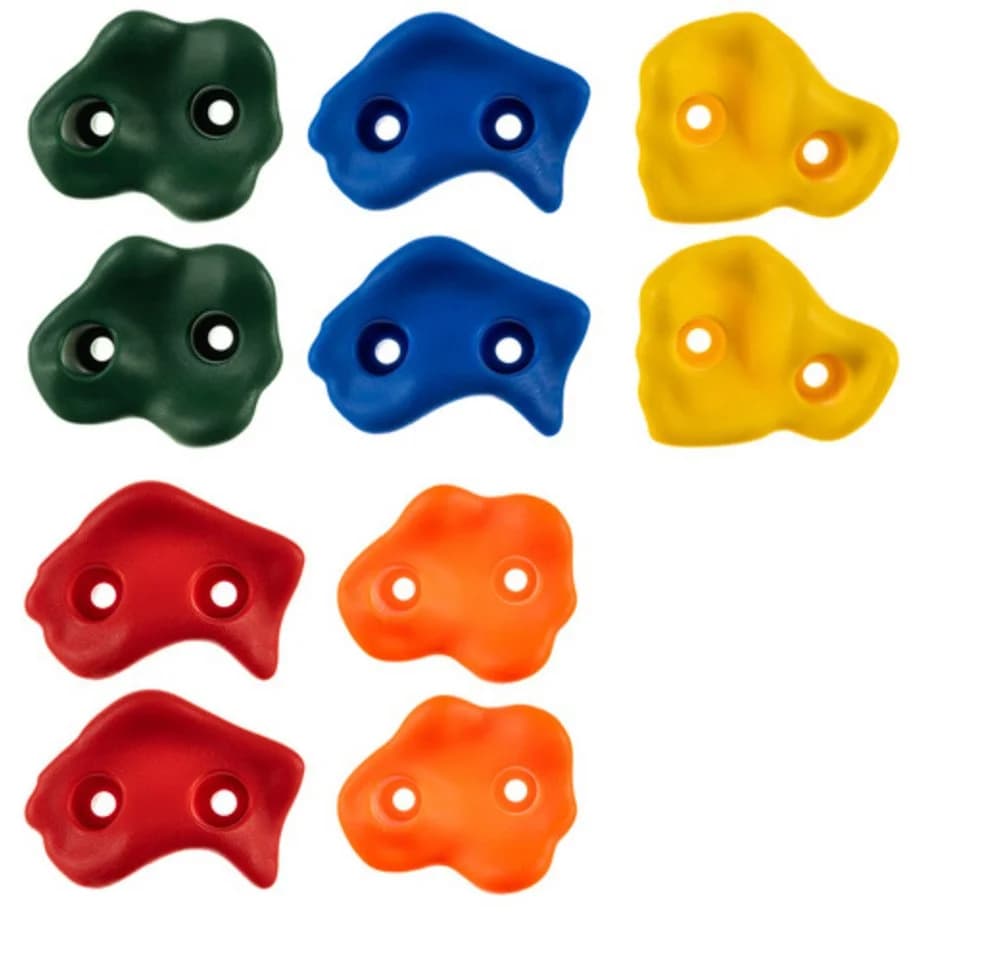 KRUZZEL Kletterwand Klettersteine für Kinder, Spar-Set 100-St., Geschicklichkeit