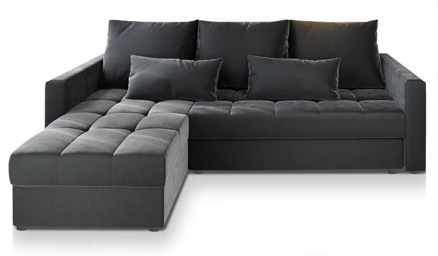 Masseno Ecksofa KOS PIK L-Form mit Schlaffunktion und Bettkasten