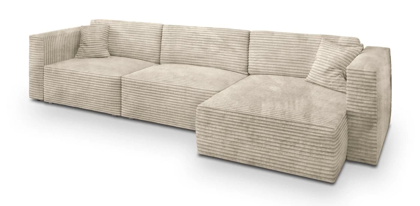 Masseno Ecksofa TOLMO L-Form mit Bettkasten & Schlaffunktion