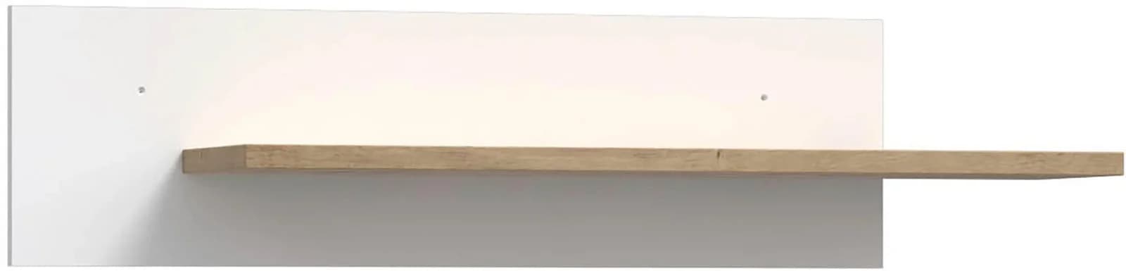 FORTE Wandregal Wandboard Weiß Artisan Eiche Modern