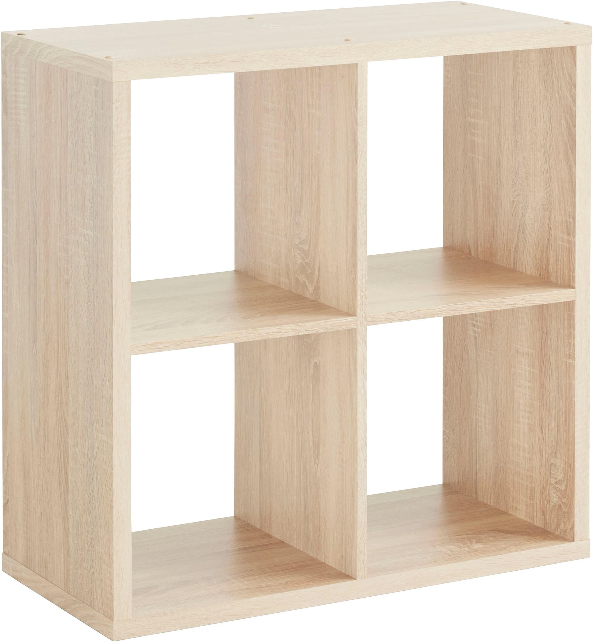 FORTE Standregal Mauro Braun Sonoma Eiche 4 Fächer