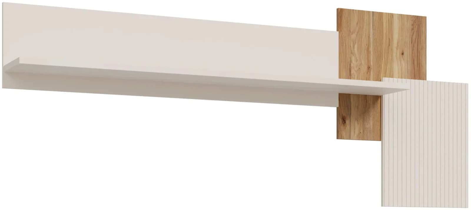 FORTE Wandboard Oak Squere Beleuchtung Zweifarbig Einfache Montage