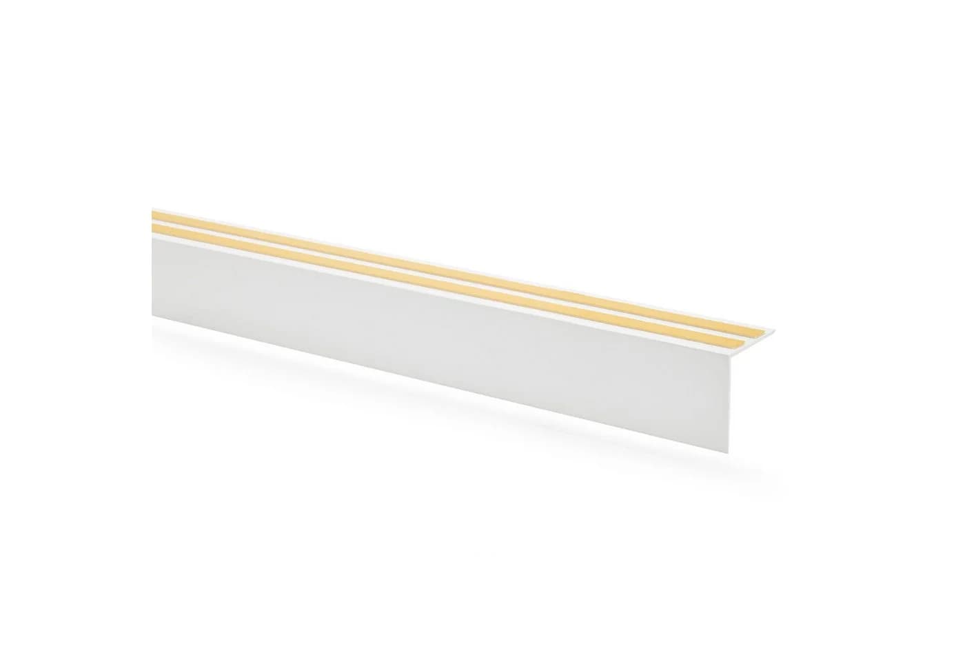 Quest Gardinenblende selbstklebend L-Profil weiß PVC