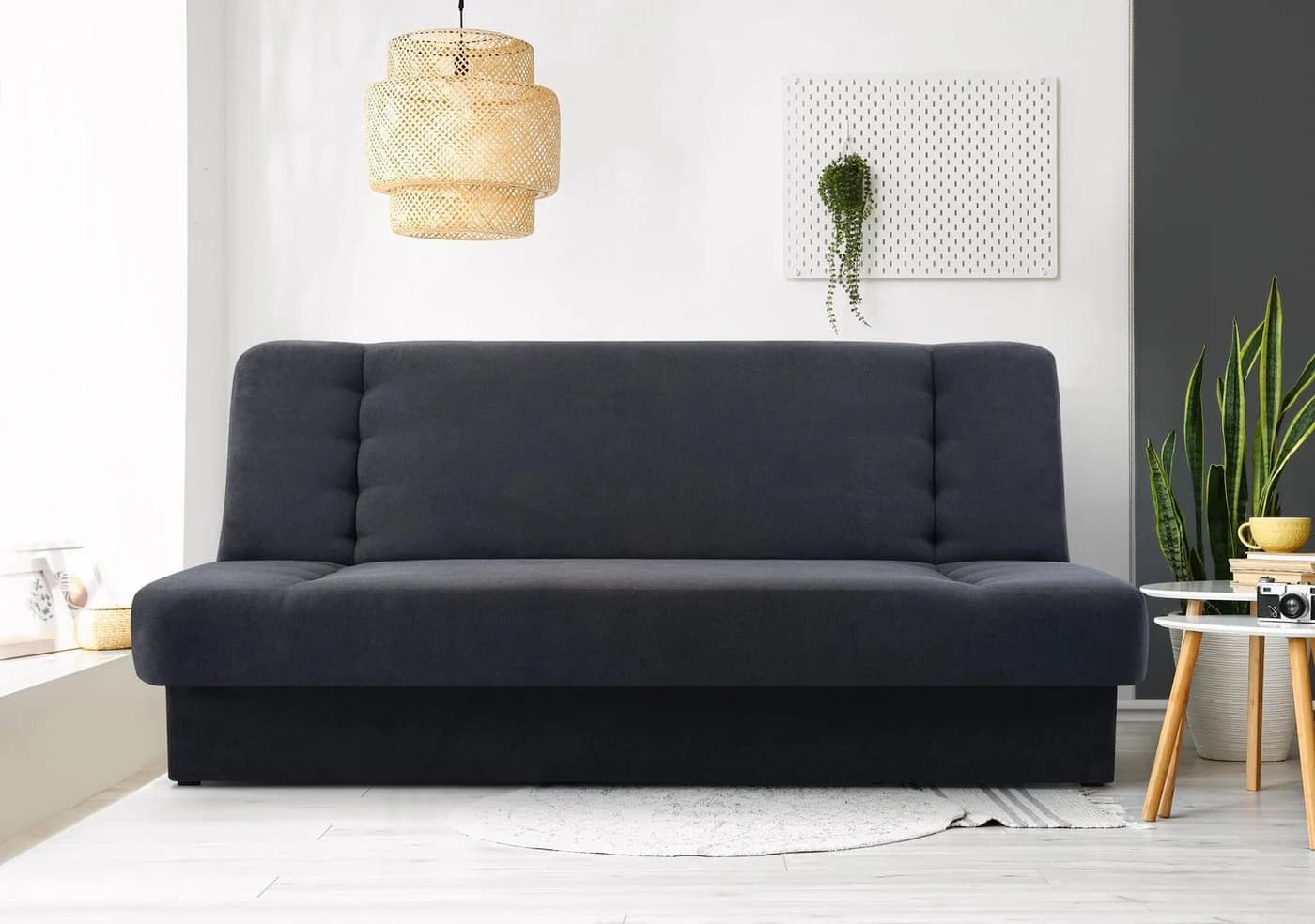 MOEBLO Schlafsofa Cyprus Rosa Federkern Polstersofa